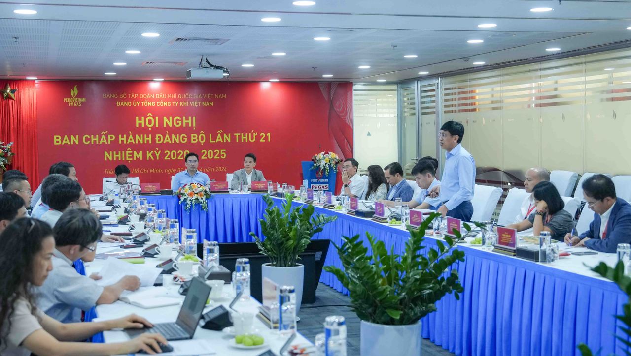 Hội nghị Ban Chấp hành Đảng bộ Tổng công ty Khí Việt Nam lần thứ 21, nhiệm kỳ 2020-2025 Hội nghị Ban Chấp hành Đảng bộ Tổng công ty Khí Việt Nam lần thứ 21, nhiệm kỳ 2020-2025