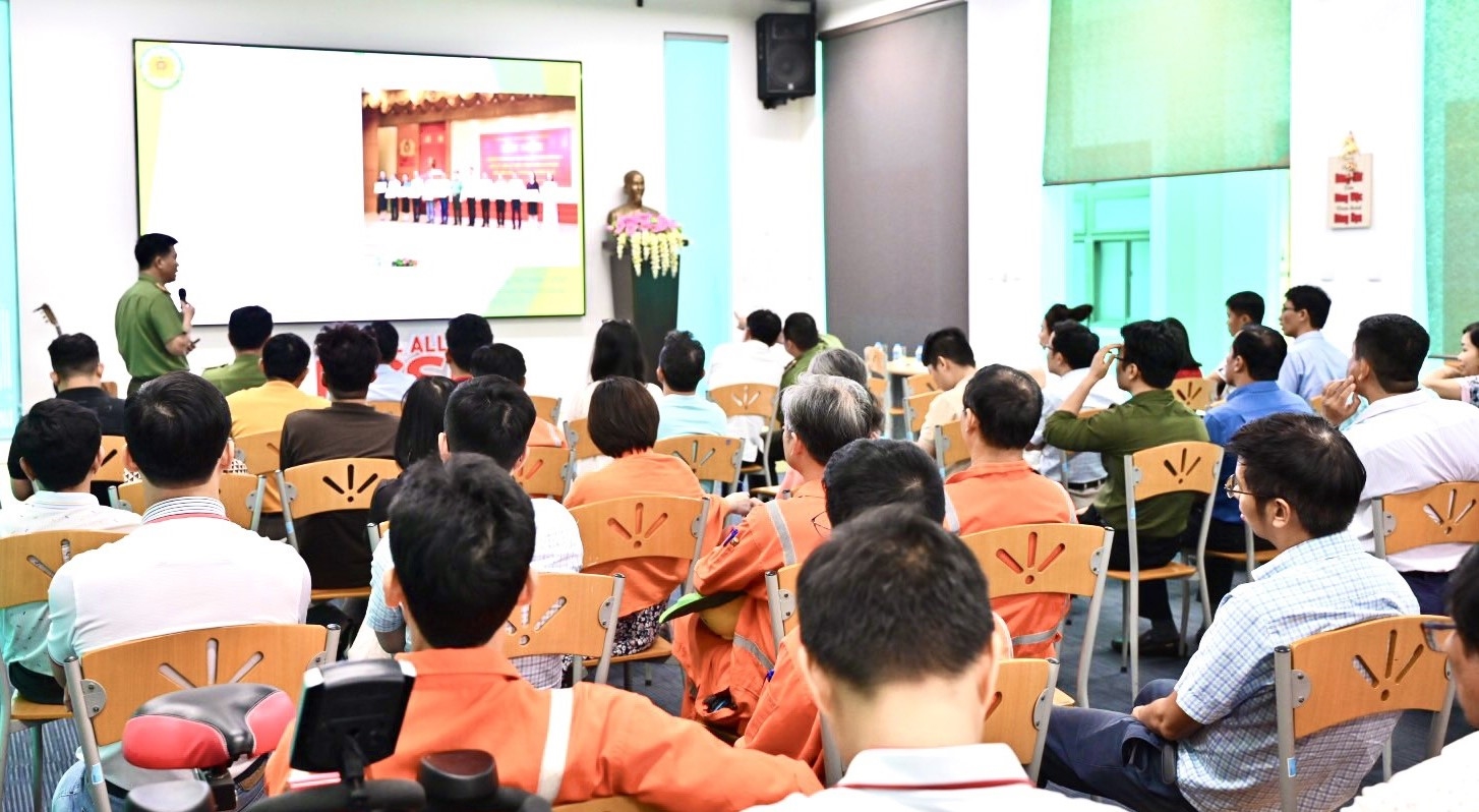 Công an tỉnh Bà Rịa - Vũng Tàu phối hợp với PV GAS NCSP tổ chức hội nghị tuyên truyền bảo vệ an ninh tổ quốc