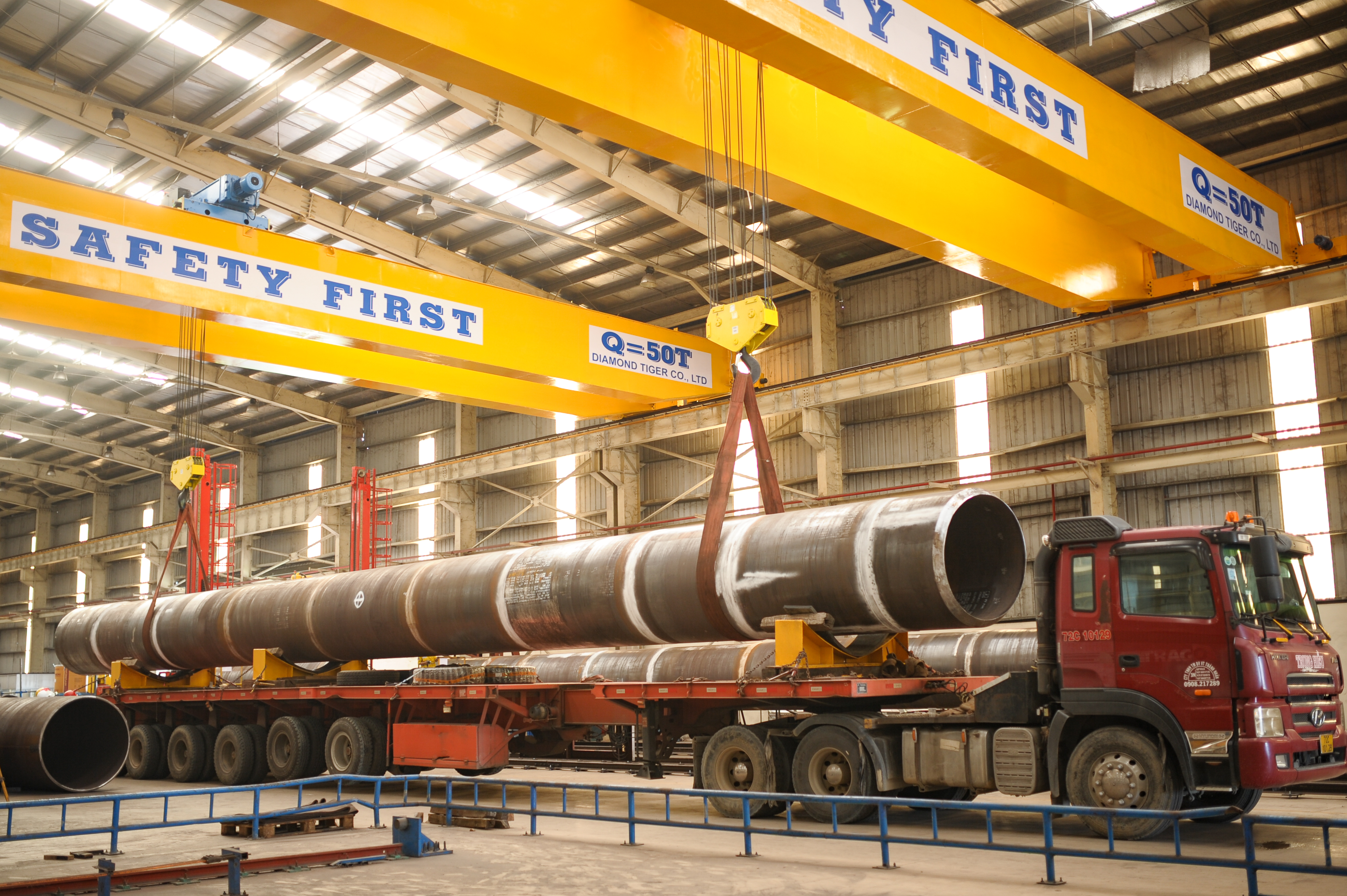 PV GAS PIPE đa dạng hóa sản phẩm, mở rộng thị trường gia công, chế tạo kết cấu thép PV GAS PIPE đa dạng hóa sản phẩm, mở rộng thị trường gia công, chế tạo kết cấu thép