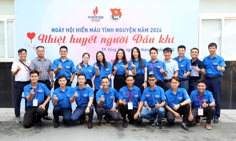 Đoàn thanh niên lan toả tinh thần “Nhiệt huyết Người dầu Khí” tại Bà Rịa - Vũng Tàu.