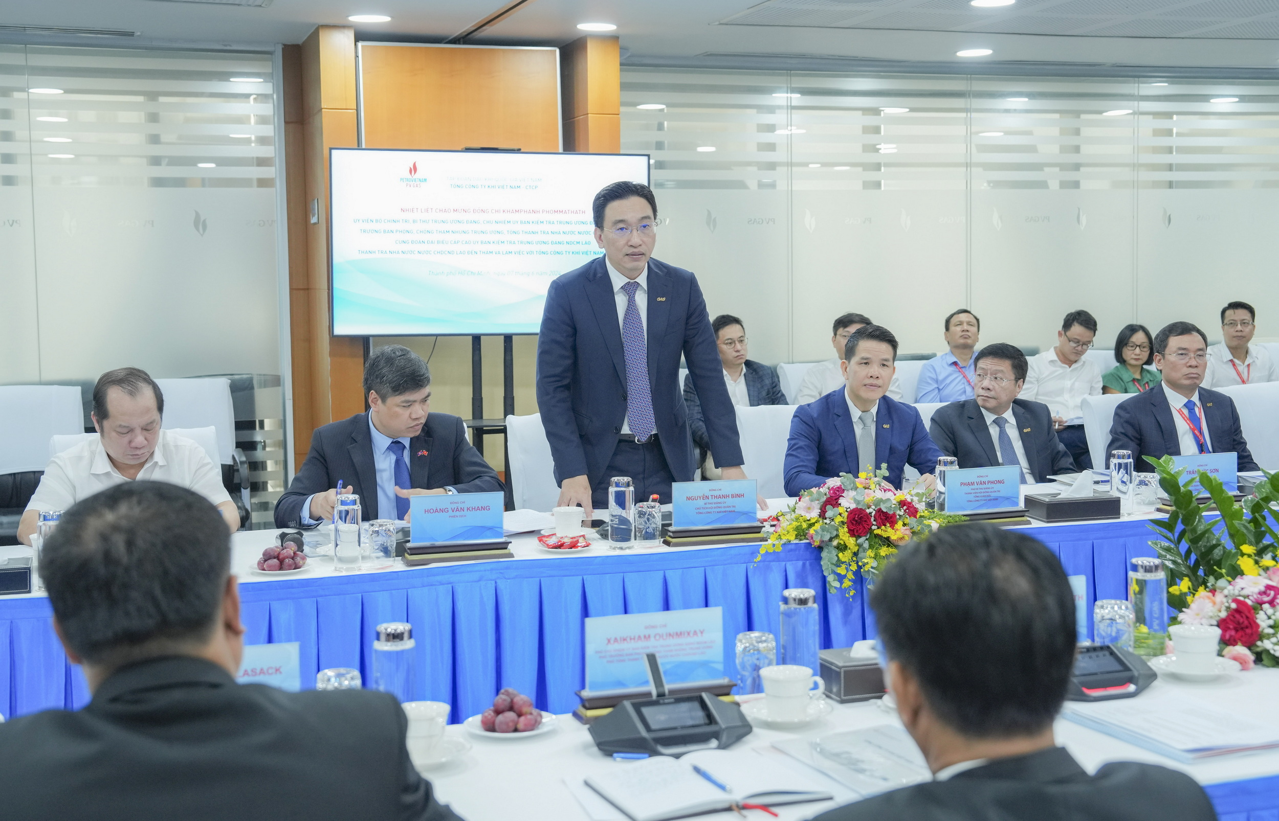 PV GAS welcomes inspection delegation from Laos