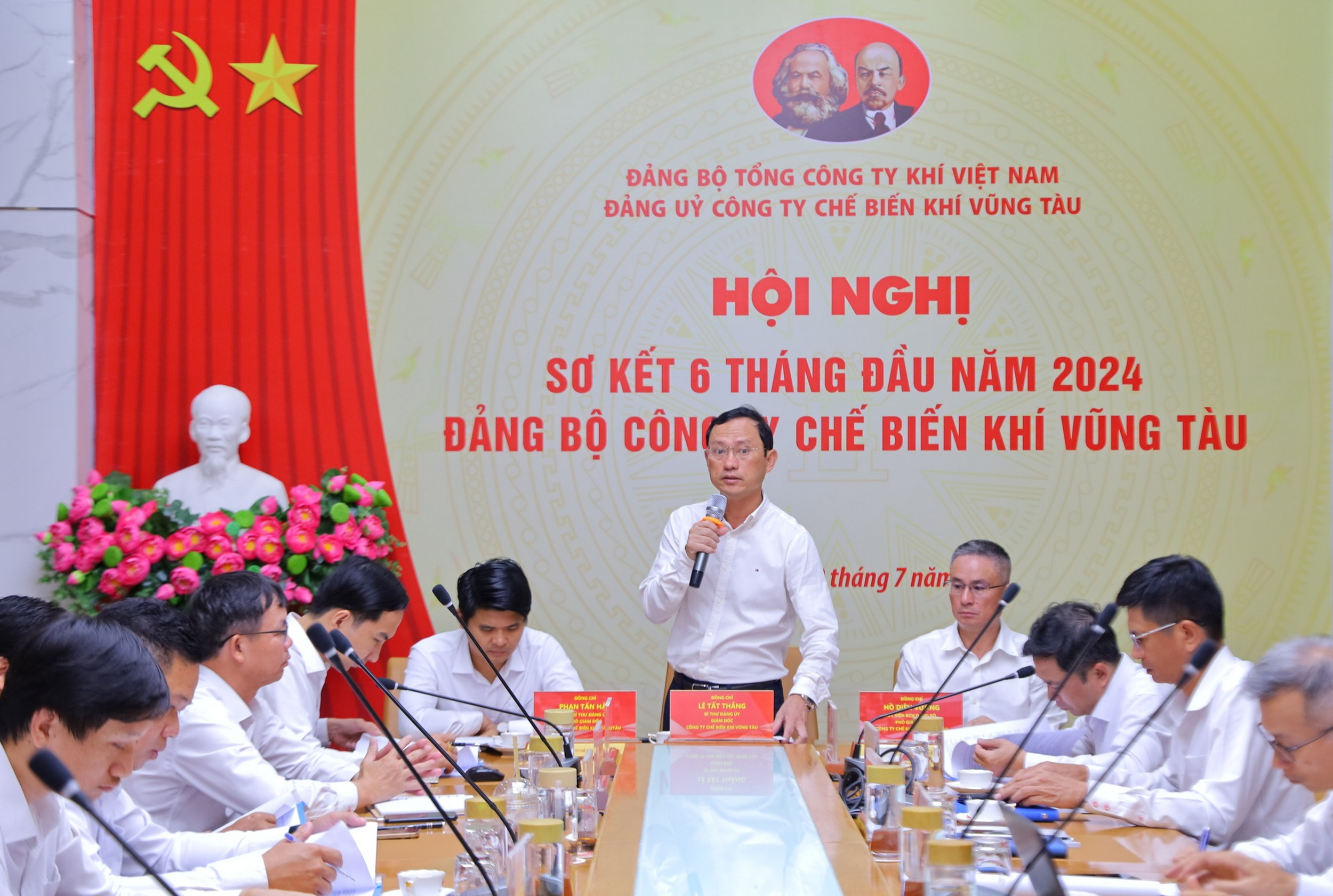 Ban chấp hành Đảng bộ Công ty Chế biến Khí Vũng Tàu (PV GAS VUNG TAU) tổ chức Hội nghị sơ kết 6 tháng đầu năm 2024