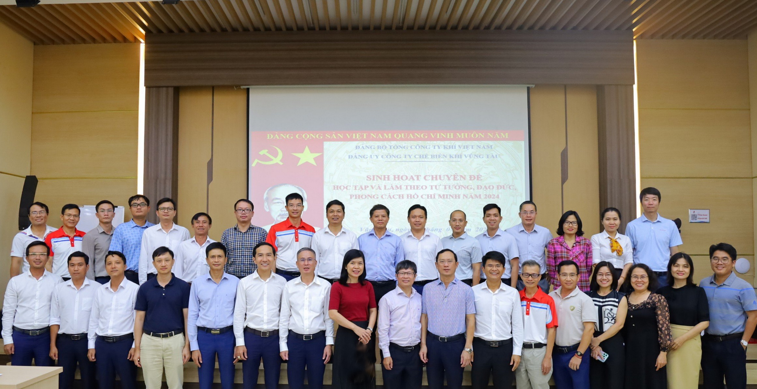Ban chấp hành Đảng bộ Công ty Chế biến Khí Vũng Tàu (PV GAS VUNG TAU) tổ chức Hội nghị sơ kết 6 tháng đầu năm 2024