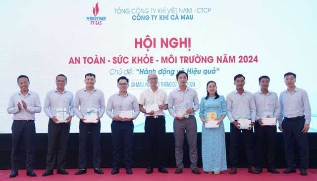 PV GAS CÀ MAU tổ chức Hội nghị An toàn – Sức khỏe – Môi trường năm 2024