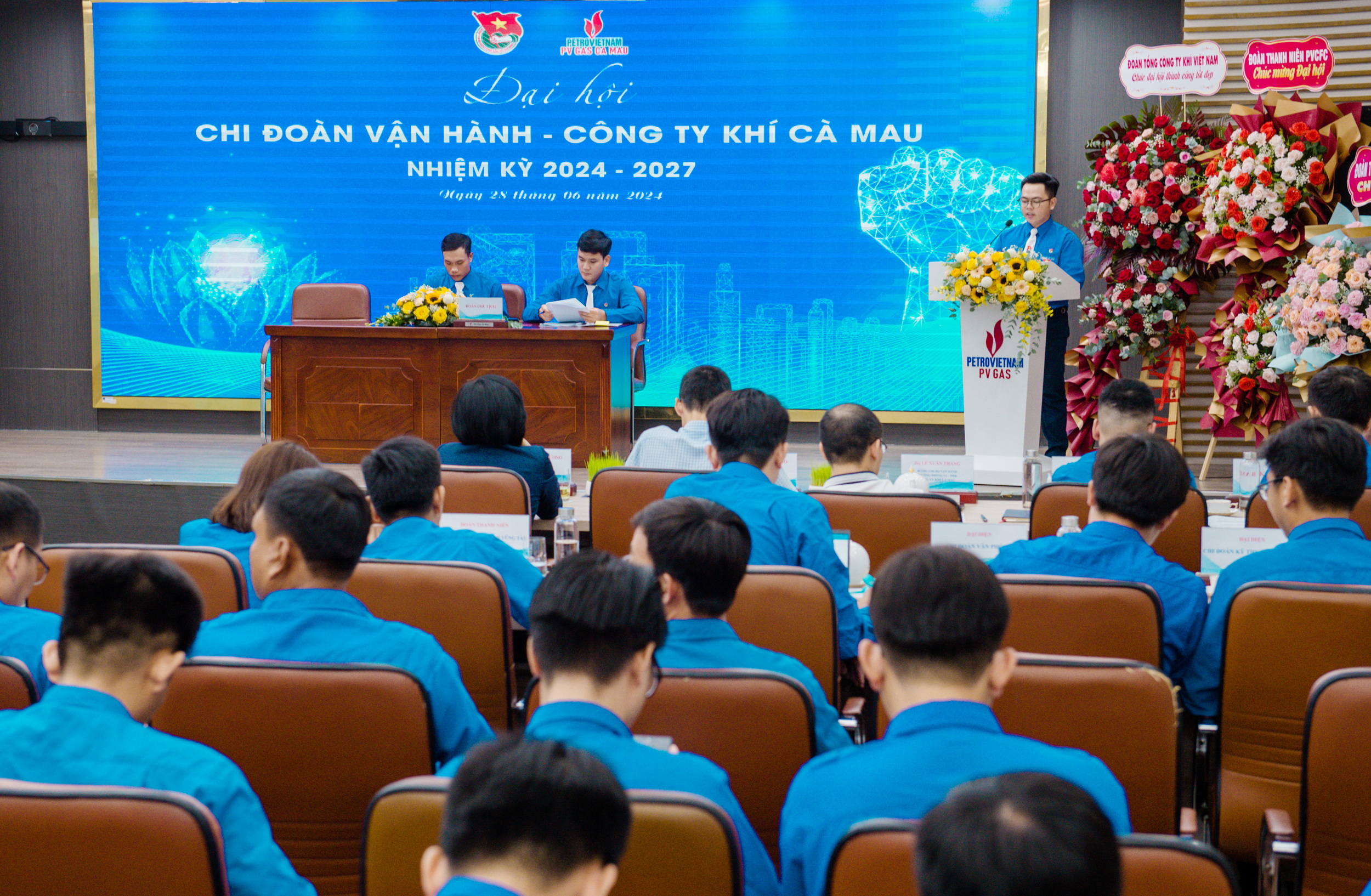 Đoàn Thanh niên Công ty Khí Cà Mau tổ chức thành công Đại hội điểm – Đại hội Chi đoàn Vận hành nhiệm kỳ 2024 - 2027 Đoàn Thanh niên Công ty Khí Cà Mau tổ chức thành công Đại hội điểm – Đại hội Chi đoàn Vận hành nhiệm kỳ 2024 - 2027