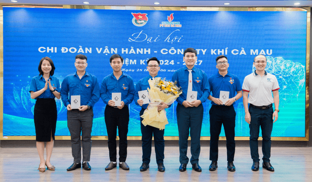 Đoàn Thanh niên Công ty Khí Cà Mau tổ chức thành công Đại hội điểm – Đại hội Chi đoàn Vận hành nhiệm kỳ 2024 - 2027
