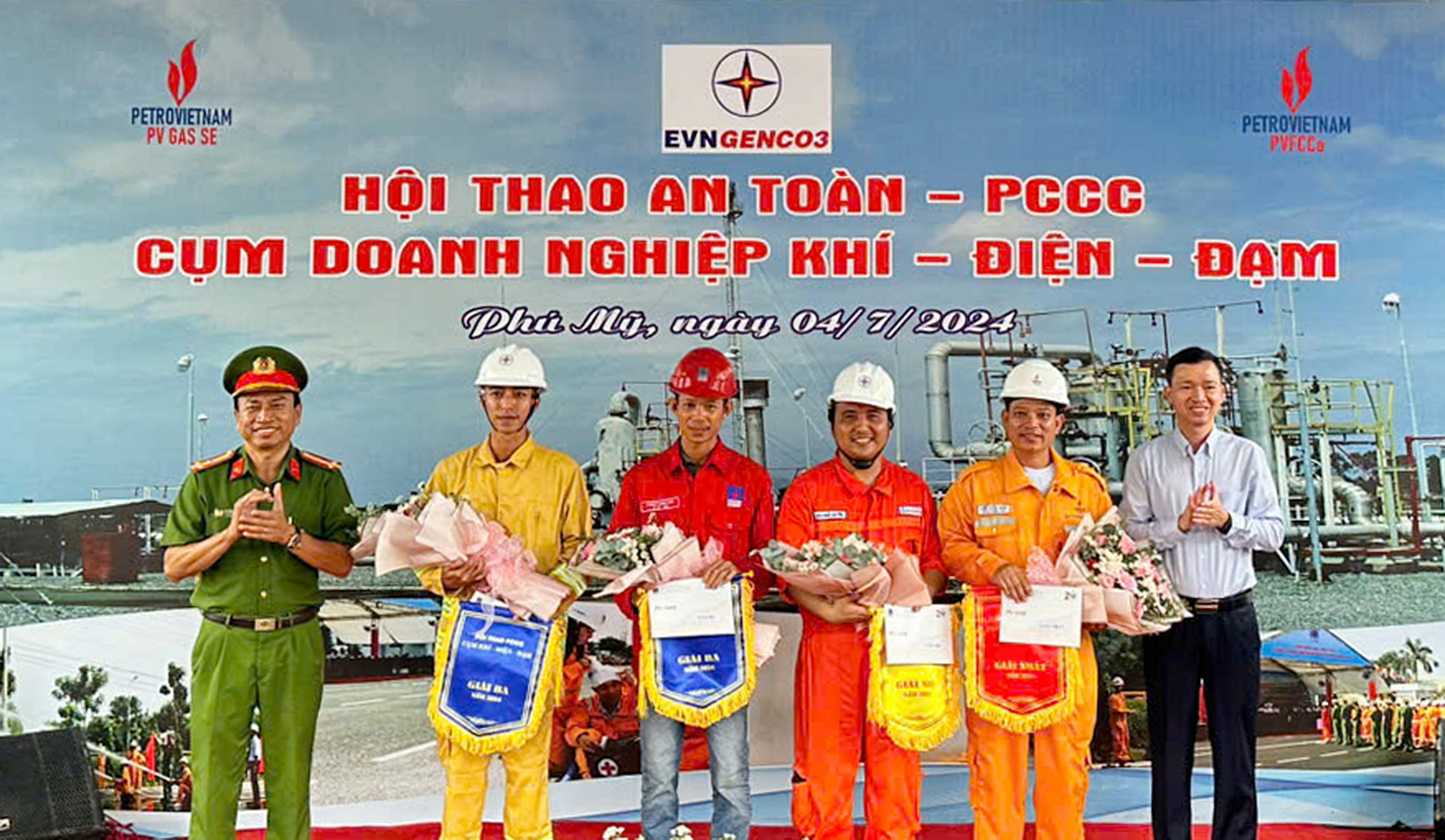 PV GAS SE giành giải Nhất tại Hội thao An toàn- Phòng cháy chữa cháy cụm doanh nghiệp Khí-Điện-Đạm khu vực Đông Nam Bộ năm 2024
