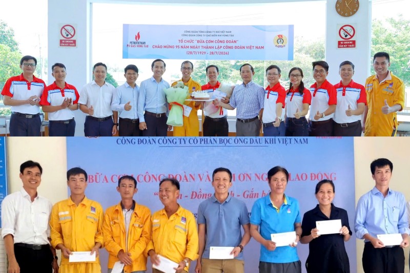 PV GAS COATING và PV GAS VUNG TAU tổ chức “Bữa cơm Công đoàn” - Ấm lòng người lao động PV GAS