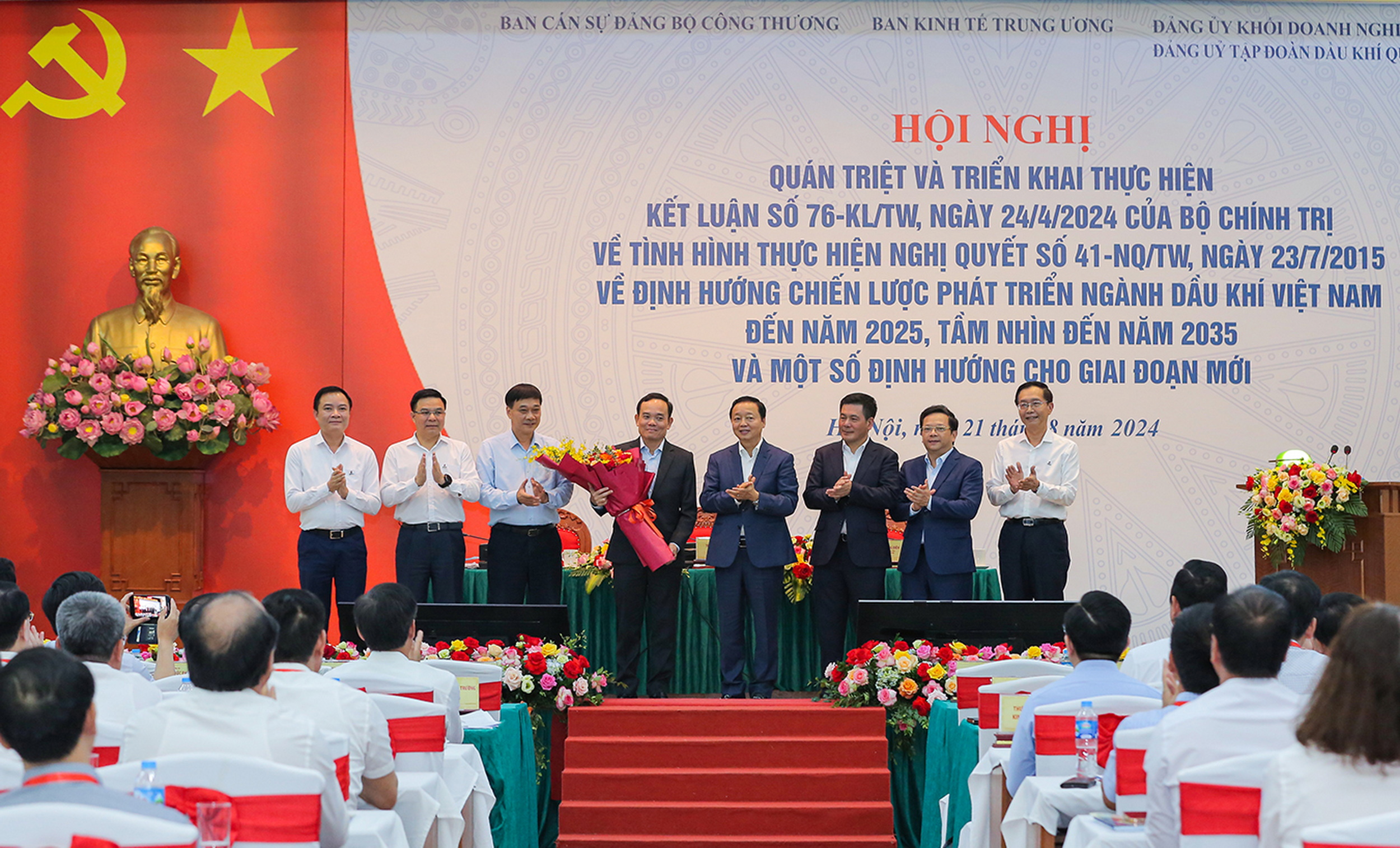 Petrovietnam tập trung triển khai các nhiệm vụ, giải pháp theo tinh thần của Kết luận số 76-KL/TW