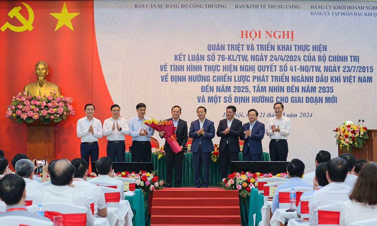 Petrovietnam tập trung triển khai các nhiệm vụ, giải pháp theo tinh thần của Kết luận số 76-KL/TW