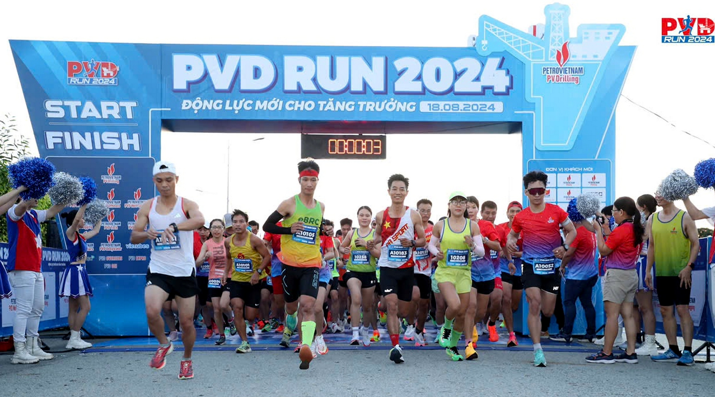 Các vận động viên PV GAS tích cực tham gia và đạt thứ hạng cao tại Giải chạy “PVD RUN 2024”