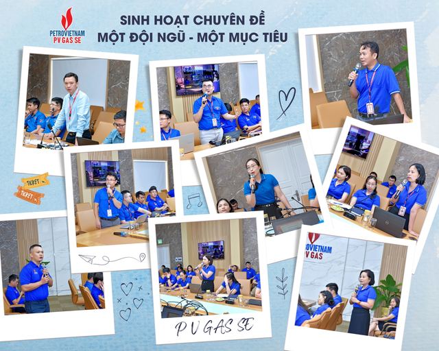 PV GAS SE sinh hoạt chuyên đề “Một đội ngũ – Một mục tiêu”