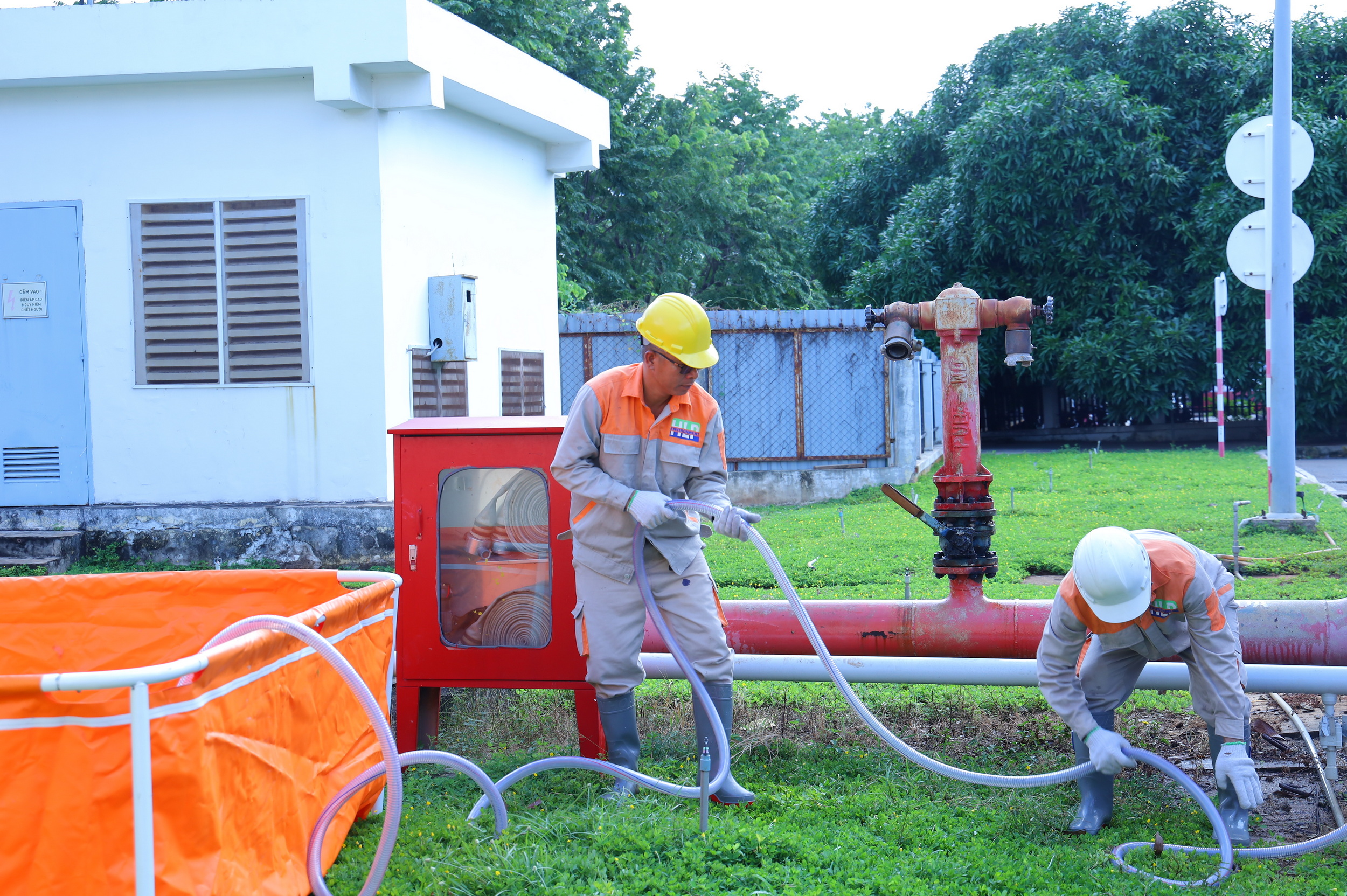 Công ty Chế biến Khí Vũng Tàu tổ chức thực tập phương án chữa cháy, cứu nạn cứu hộ tại Kho cảng PV GAS Vũng Tàu