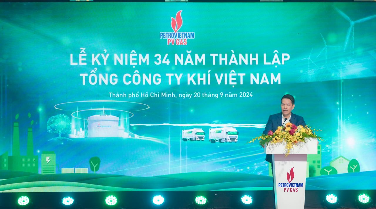 Thông điệp từ Tổng Giám đốc PV GAS gửi tới toàn thể cán bộ công nhân viên – người lao động nhân dịp kỷ niệm 34 năm thành lập Tổng công ty Khí Việt Nam
