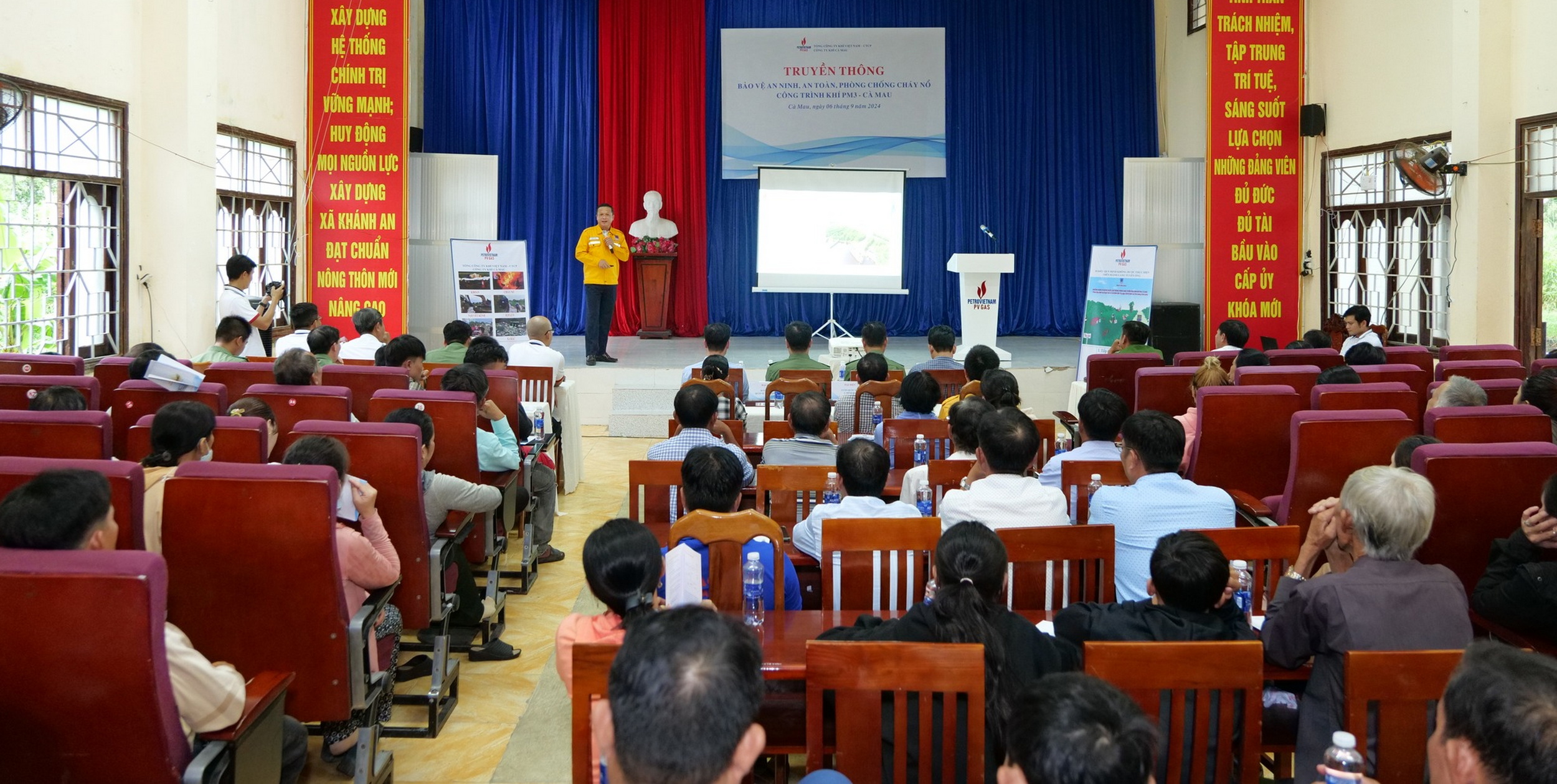 Công ty Khí Cà Mau triển khai  các chương trình đảm bảo an ninh, an toàn công trình khí