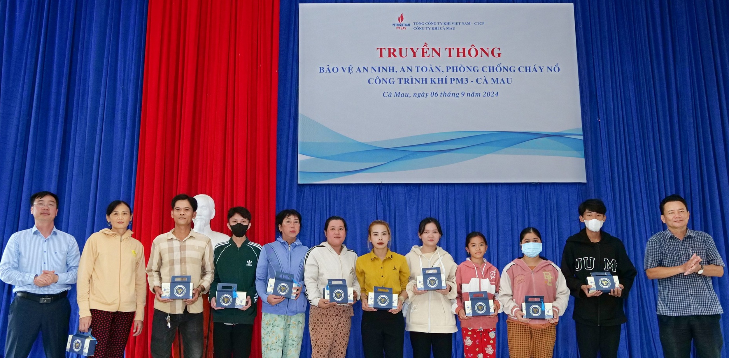 Công ty Khí Cà Mau triển khai  các chương trình đảm bảo an ninh, an toàn công trình khí