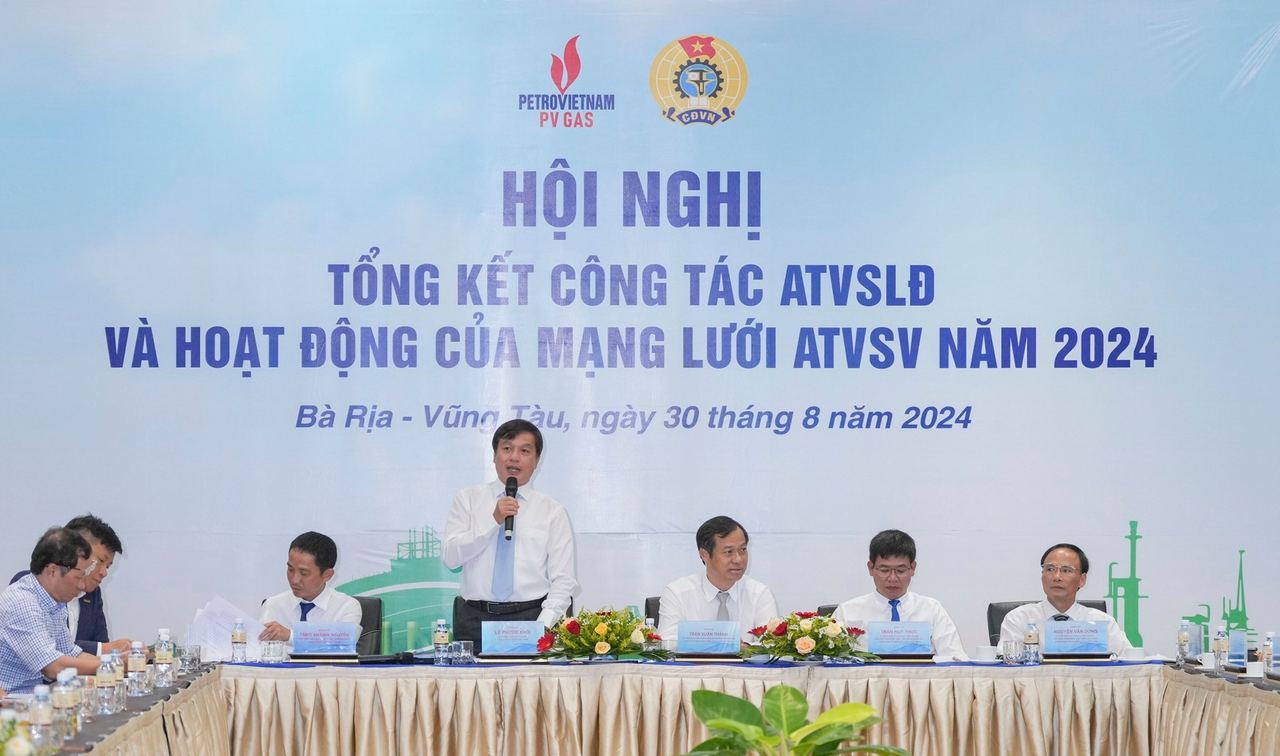 PV GAS tổ chức Hội nghị tổng kết công tác ATVSLĐ và mạng lưới ATVSV năm 2024