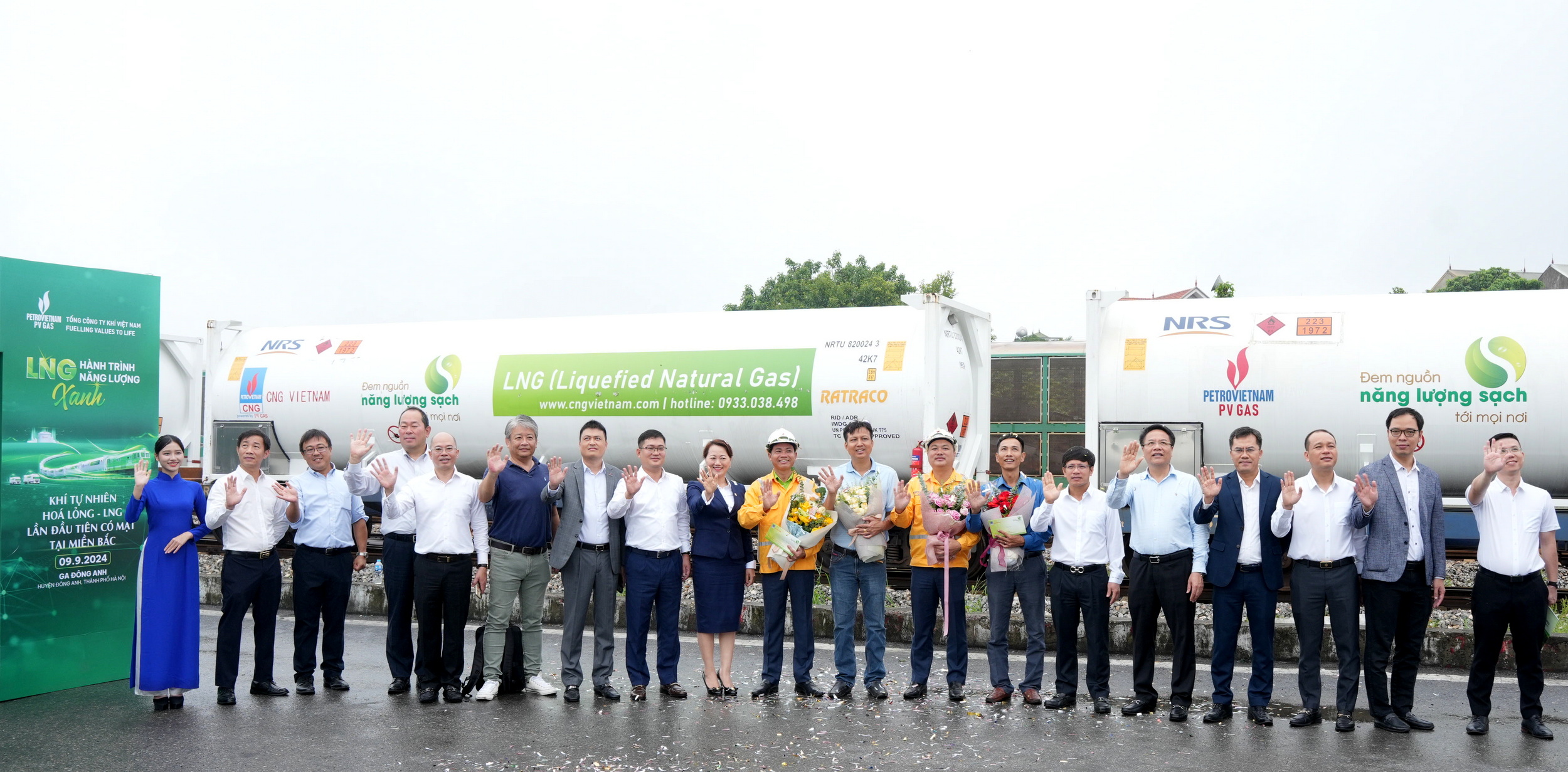 PV GAS successfully transports LNG from Southern to Northern Vietnam by rail in face of Super Typhoon Yagi