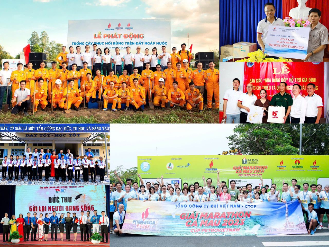 PV GAS tham gia phong trào "Vì người nghèo - không để ai bị bỏ lại phía sau”, tài trợ 1 tỷ đồng cho Cà Mau