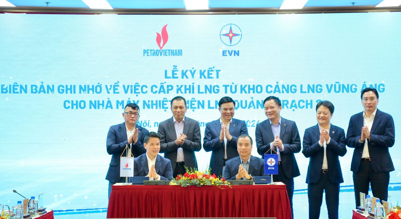 PV GAS ký kết biên bản ghi nhớ với Tập đoàn Điện lực Việt Nam