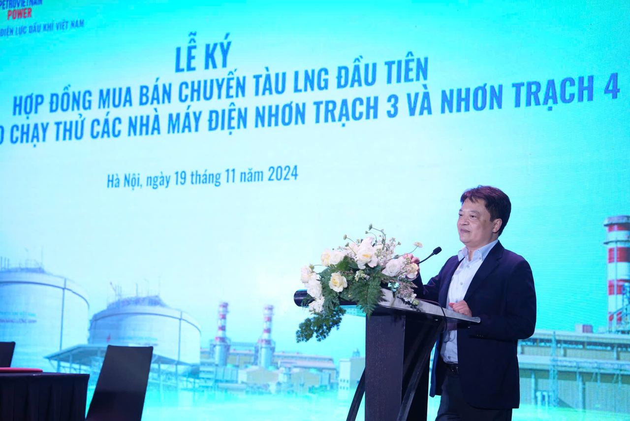 PV GAS và PV Power ký hợp đồng mua bán chuyến tàu LNG đầu tiên cung cấp cho chạy thử các nhà máy điện Nhơn Trạch 3 và Nhơn Trạch 4