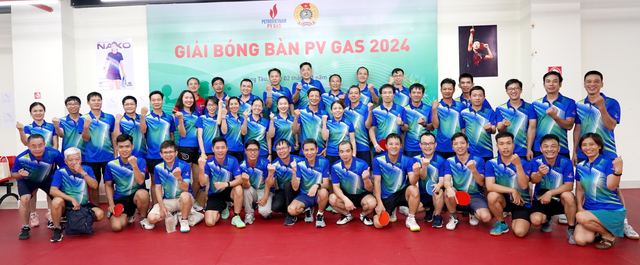 Giải bóng bàn PV GAS 2024: Quyết tâm và đoàn kết