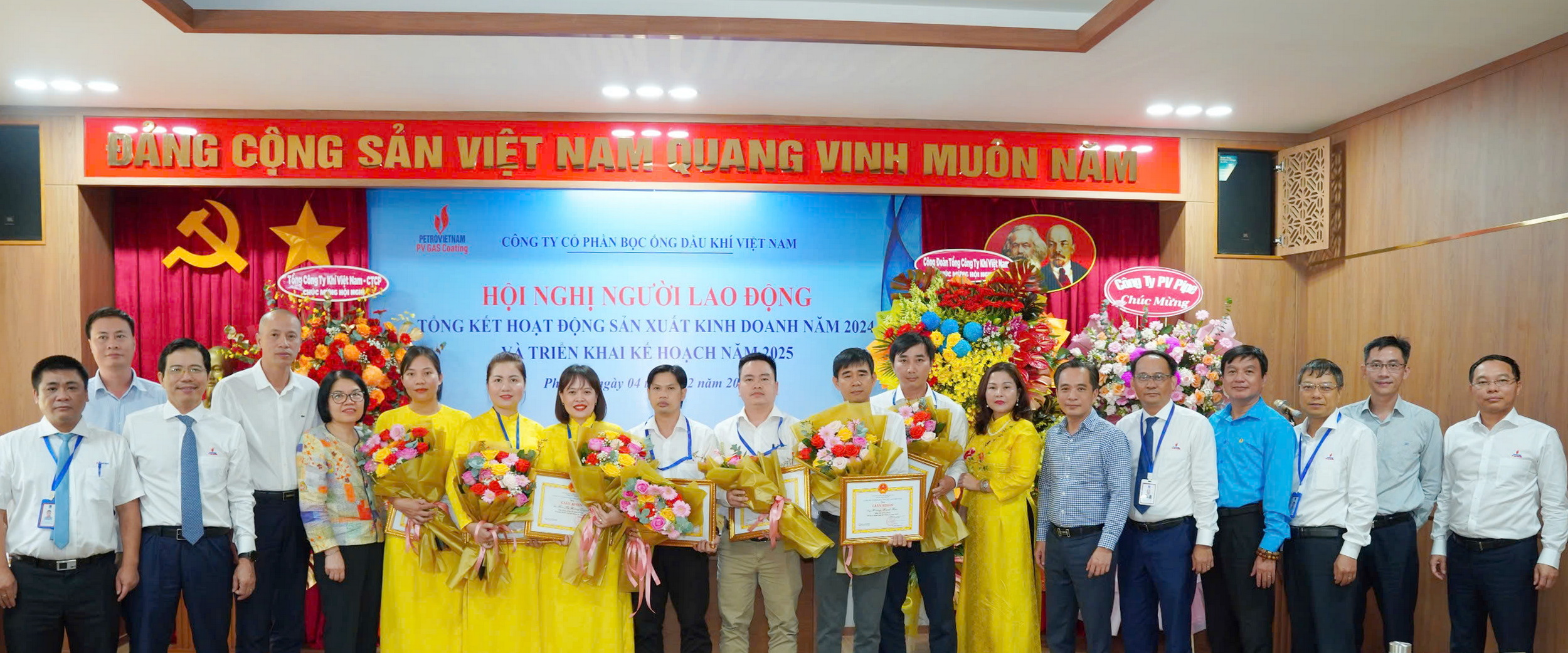 PV GAS COATING tổ chức Hội nghị Người lao động năm 2024 PV GAS COATING tổ chức Hội nghị Người lao động năm 2024