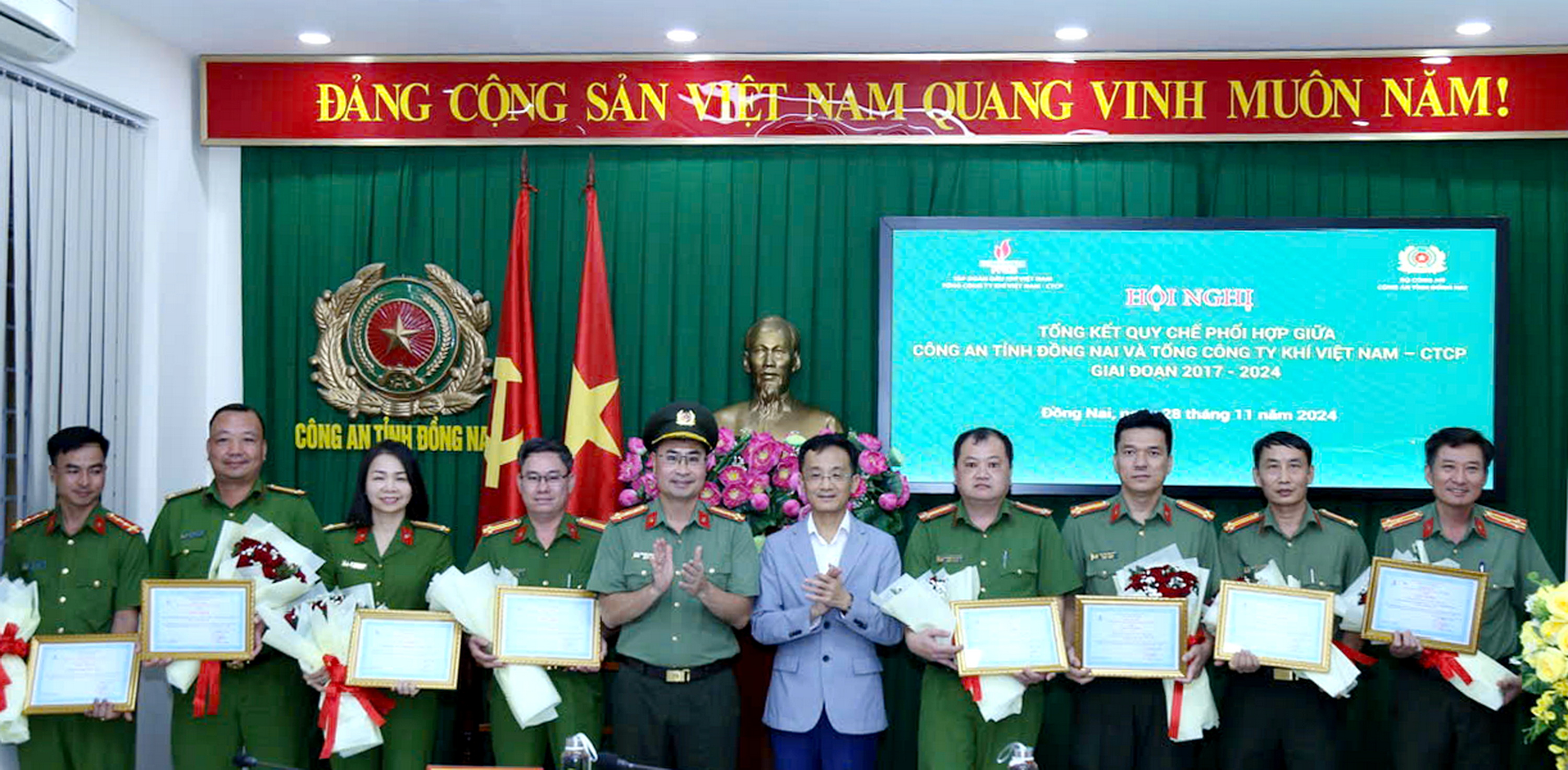 PV GAS và Công an tỉnh Đồng Nai tổng kết quy chế phối hợp giai đoạn 2017 – 2024
