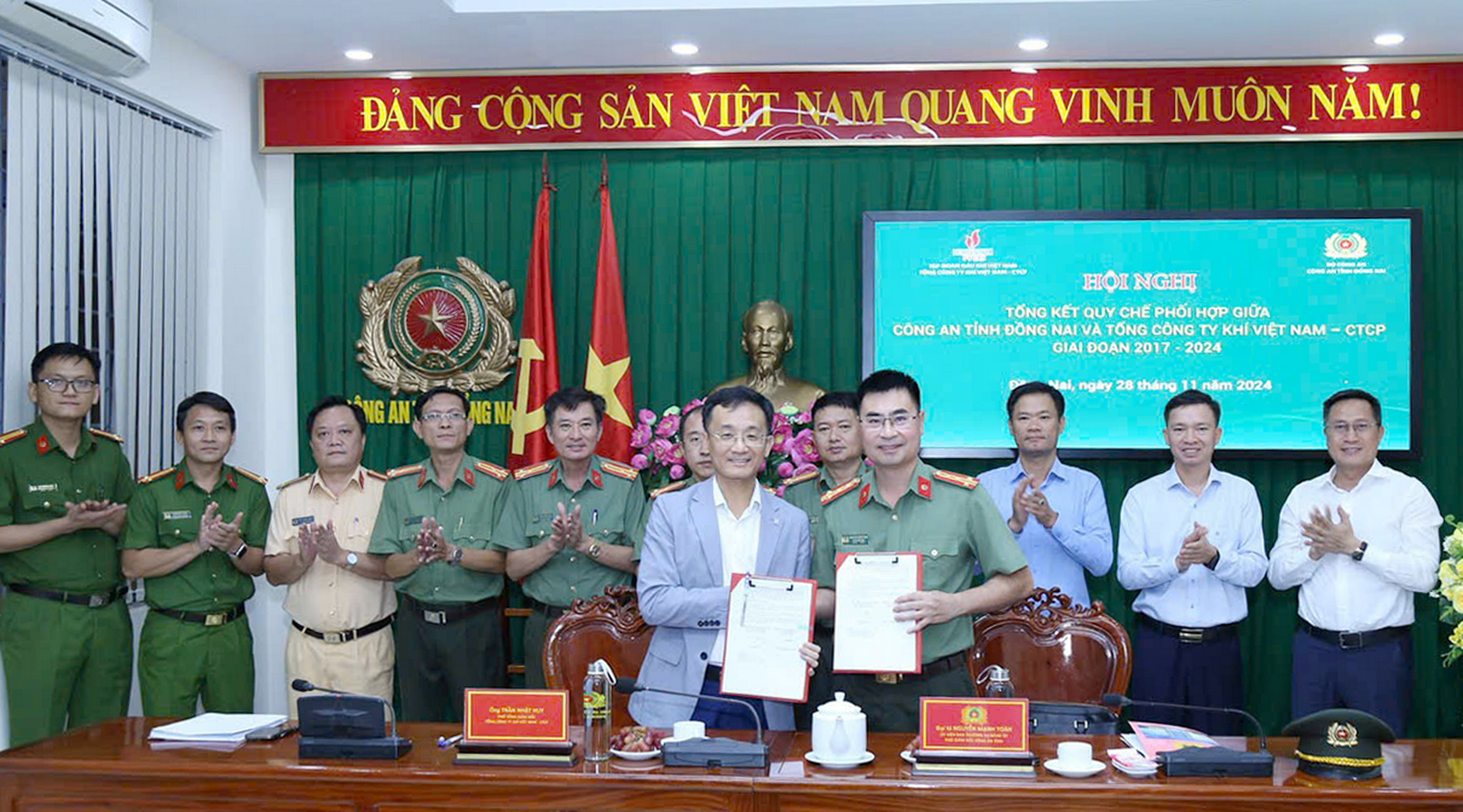 PV GAS và Công an tỉnh Đồng Nai tổng kết quy chế phối hợp giai đoạn 2017 – 2024