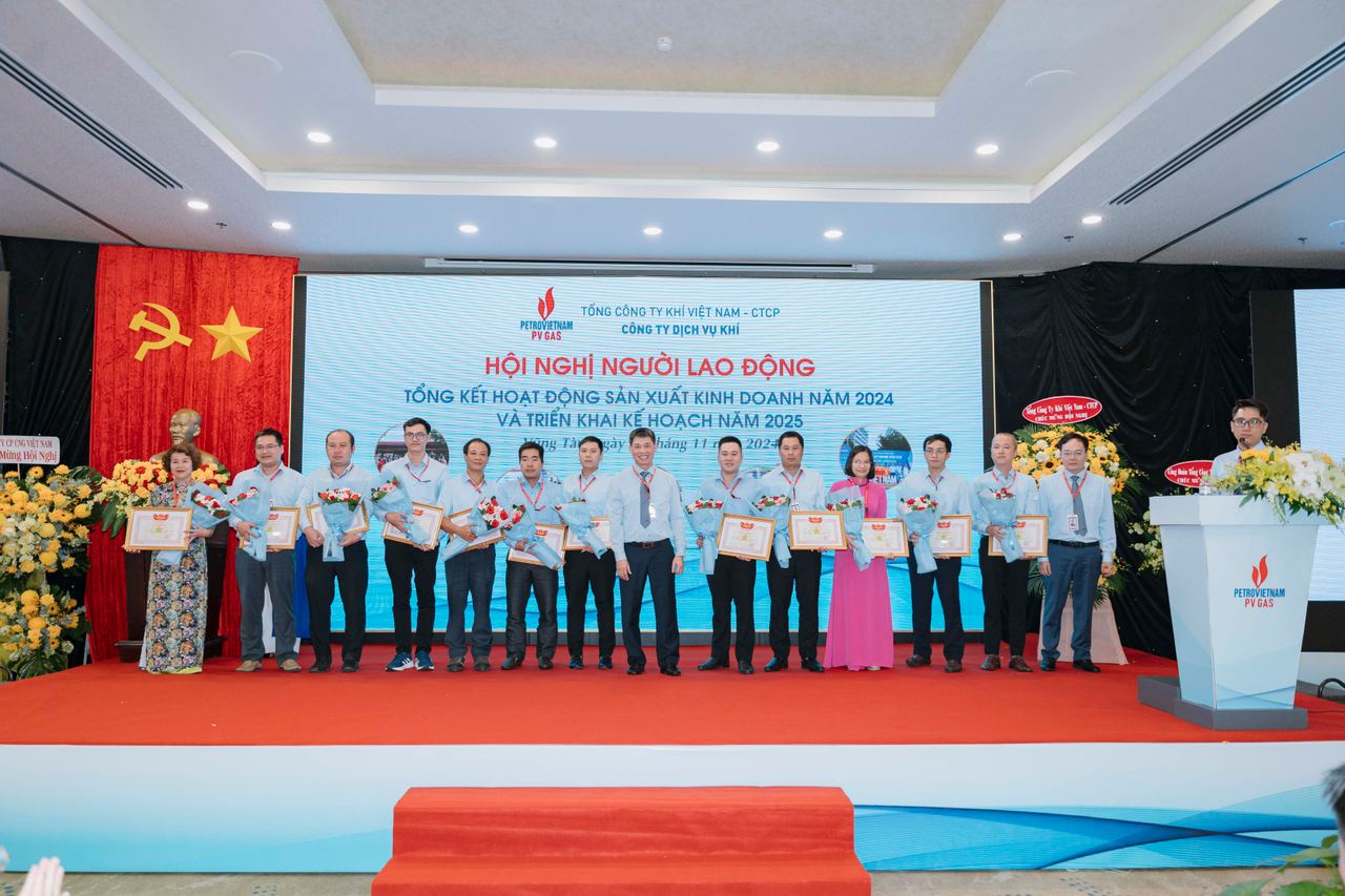 PV GAS SERVICES hoàn thành vượt mức các chỉ tiêu, nhiệm vụ năm 2024, tiếp tục phát huy sáng kiến, hợp tác phát triển năm 2025.