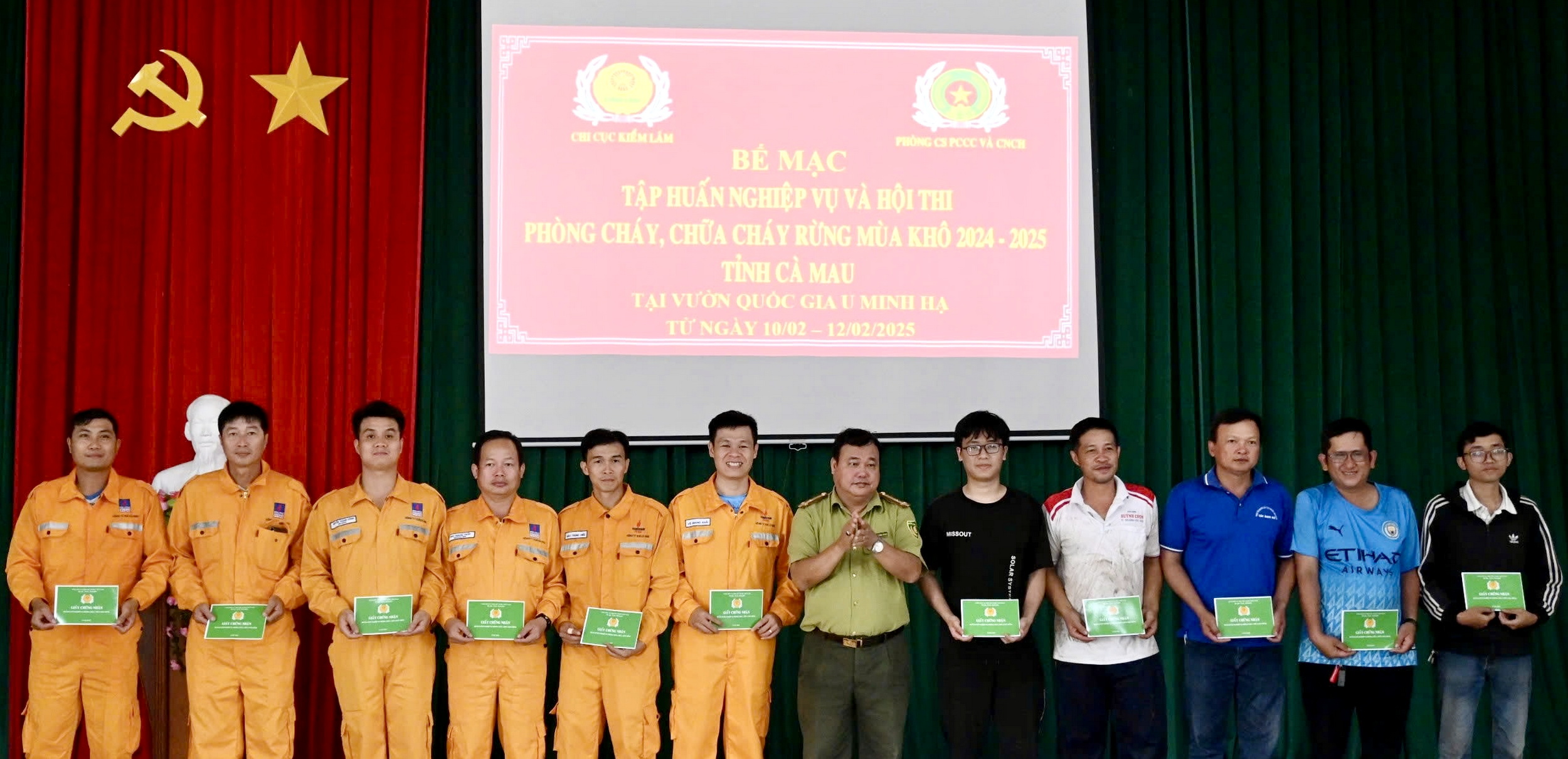 PV GAS CA MAU đạt giải Nhất cuộc thi phòng cháy chữa cháy rừng năm 2025