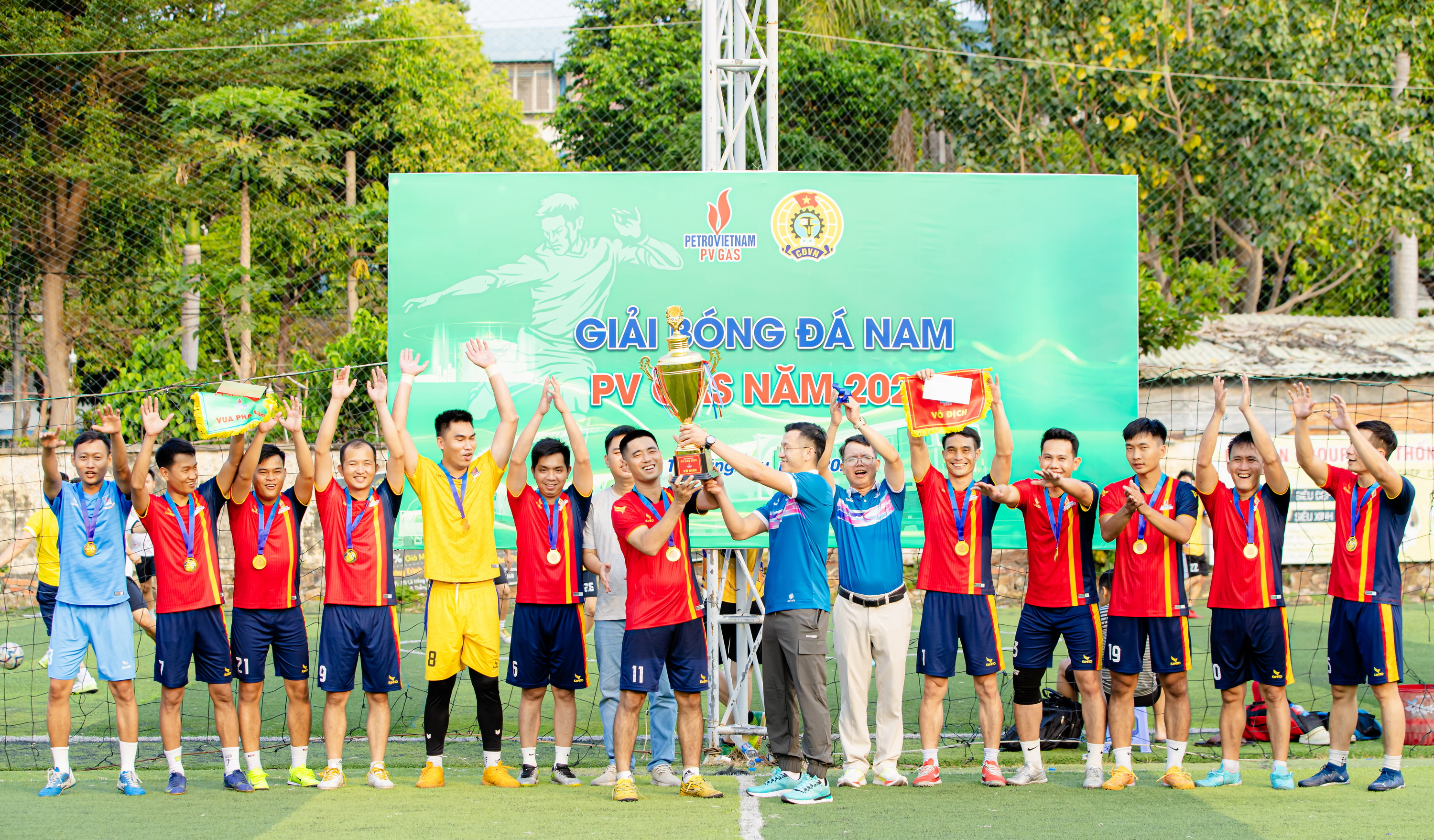 PV GAS VUNG TAU Wins Championship at PV GAS Football Tournament 2025 PV GAS VUNG TAU Wins Championship at PV GAS Football Tournament 2025