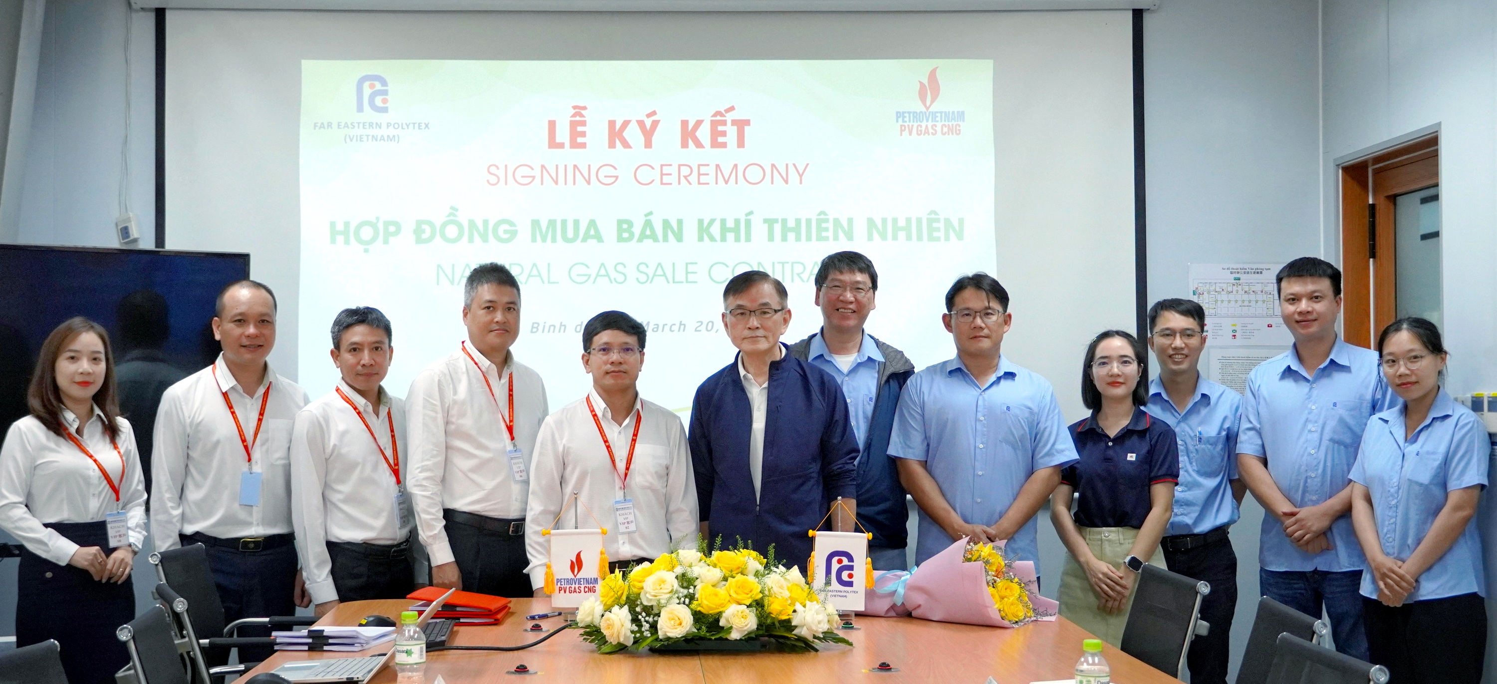 PV GAS CNG and Far Eastern Polytex Sign natural gas sales contract
