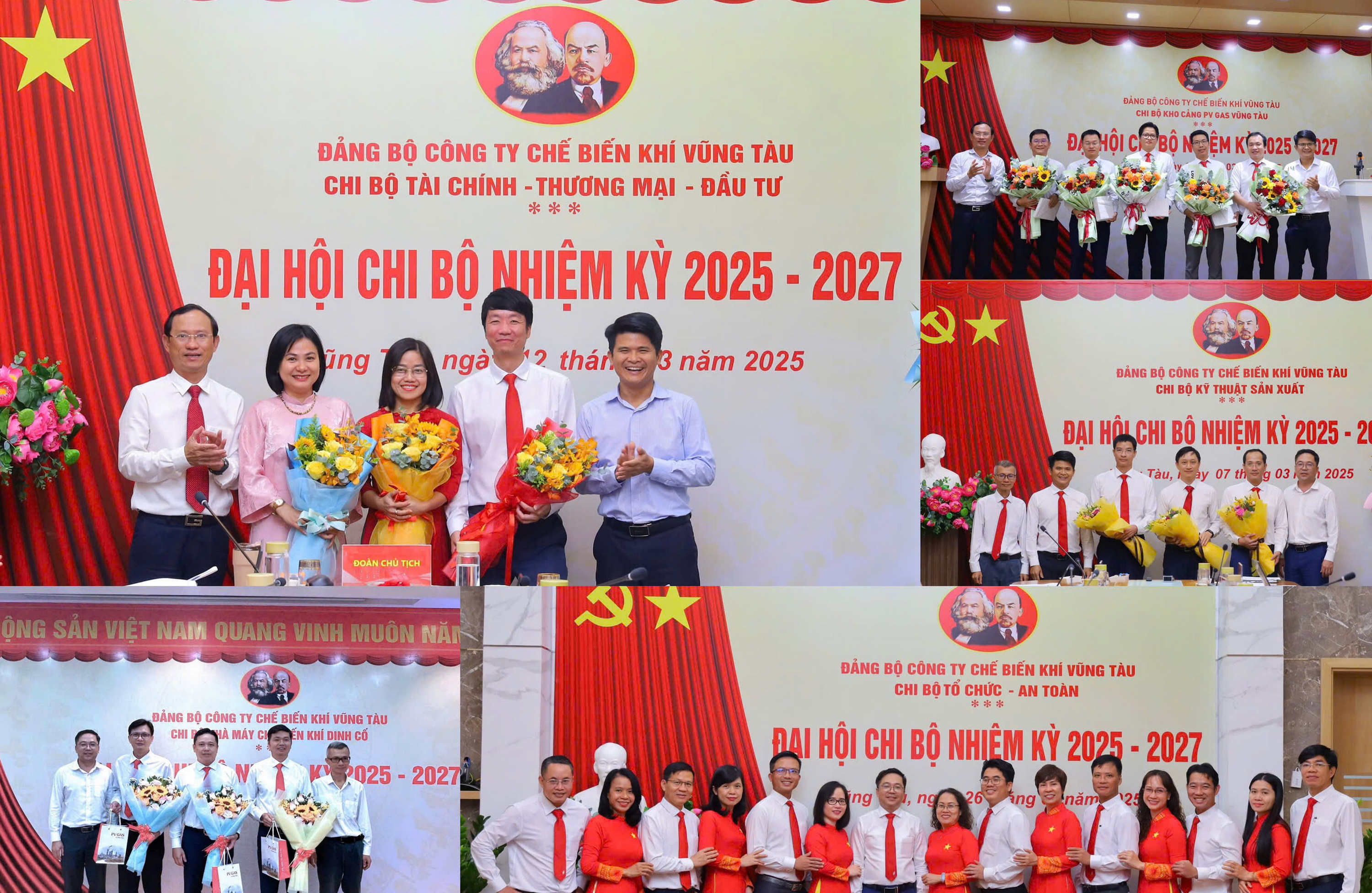 Đảng bộ PV GAS VUNG TAU tổ chức các đại hội chi bộ trực thuộc nhiệm kỳ 2025 – 2027