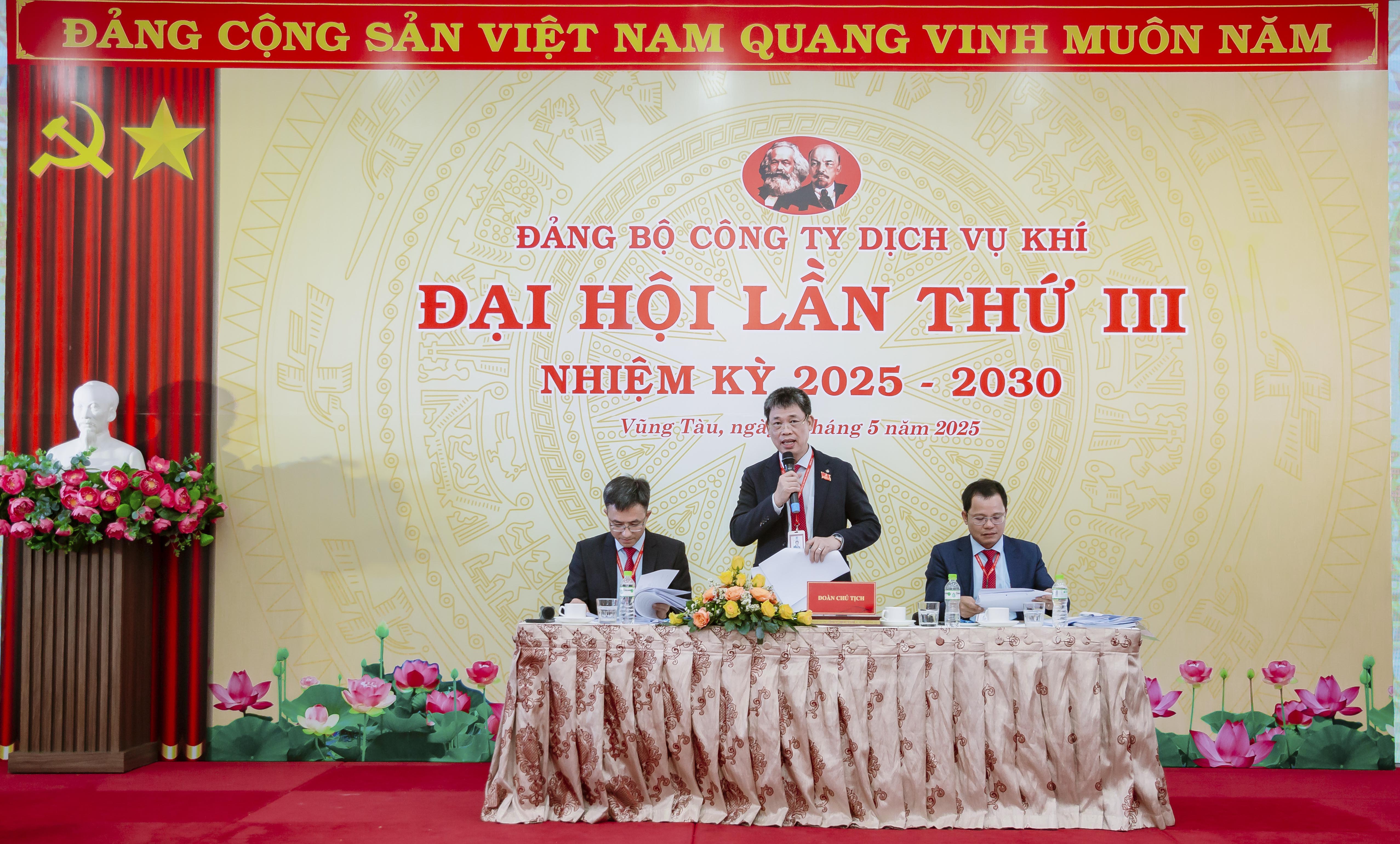 PV GAS SERVICES tổ chức thành công Đại hội Đảng bộ lần thứ III, nhiệm kỳ 2025-2030