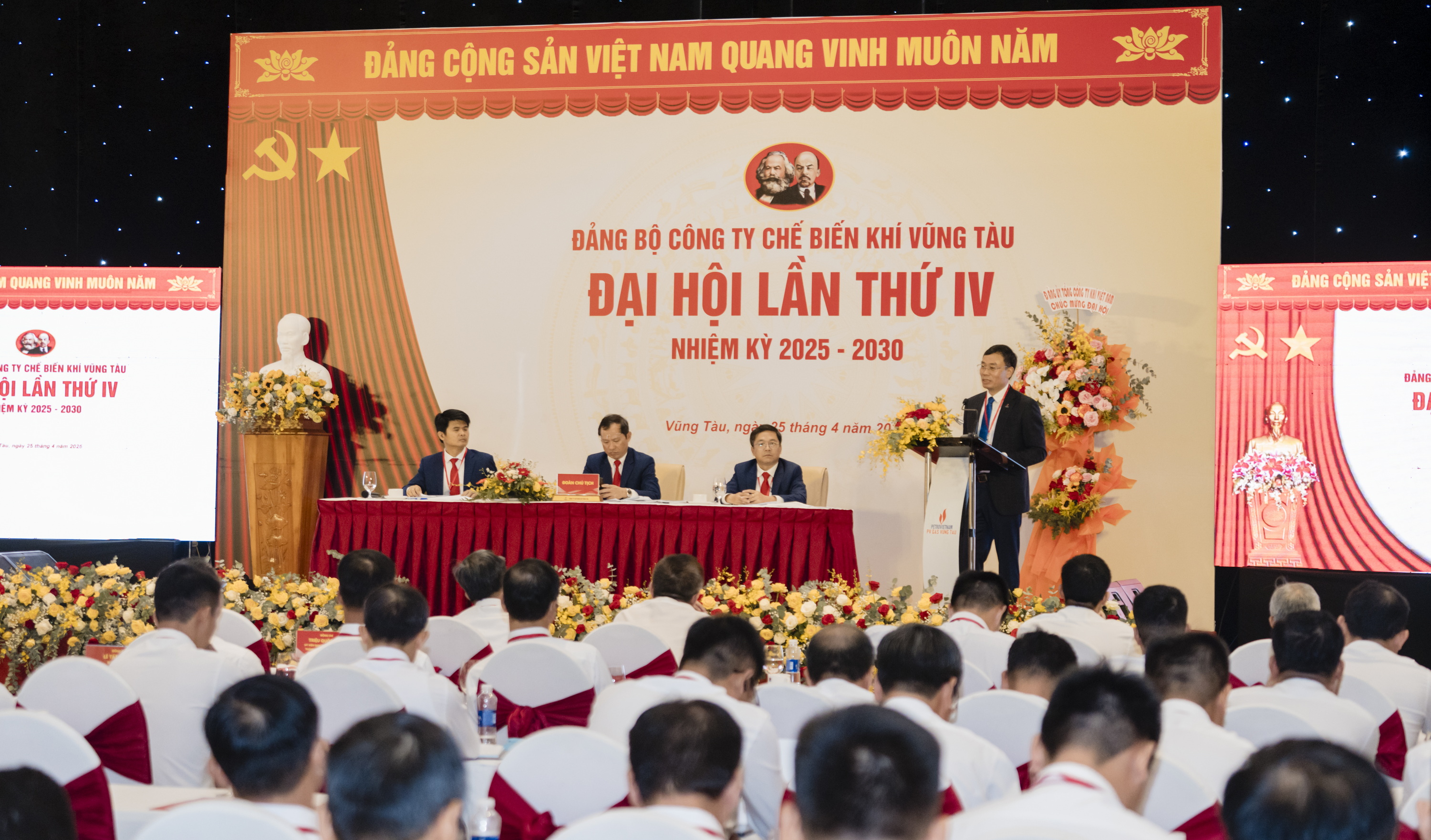 Đại hội Đảng bộ PV GAS VUNG TAU lần thứ IV, nhiệm kỳ 2025 – 2030: “Một đội ngũ – Một mục tiêu”