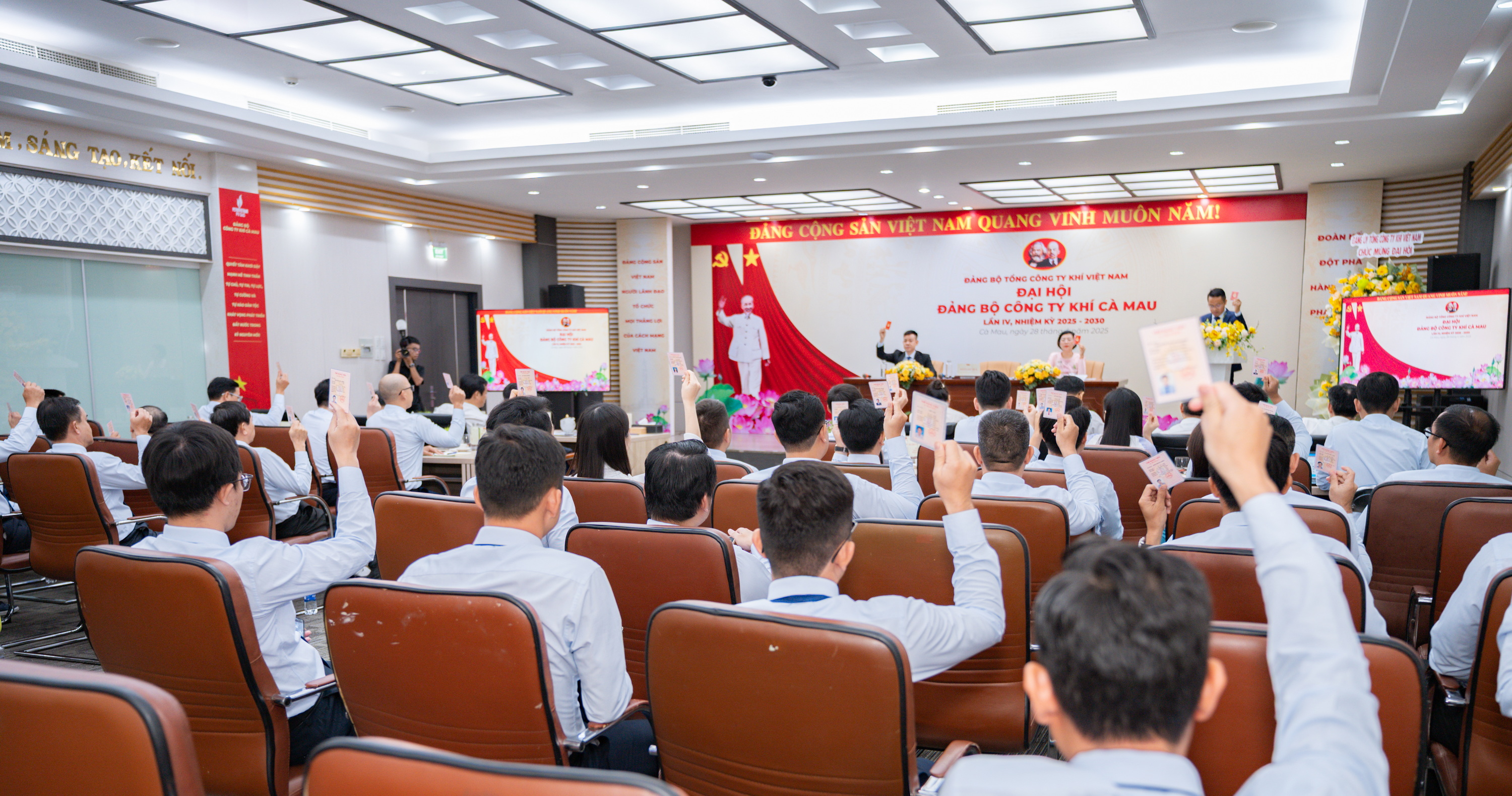 PV GAS CA MAU tổ chức thành công Đại hội Đảng bộ lần thứ IV, nhiệm kỳ 2025-2030