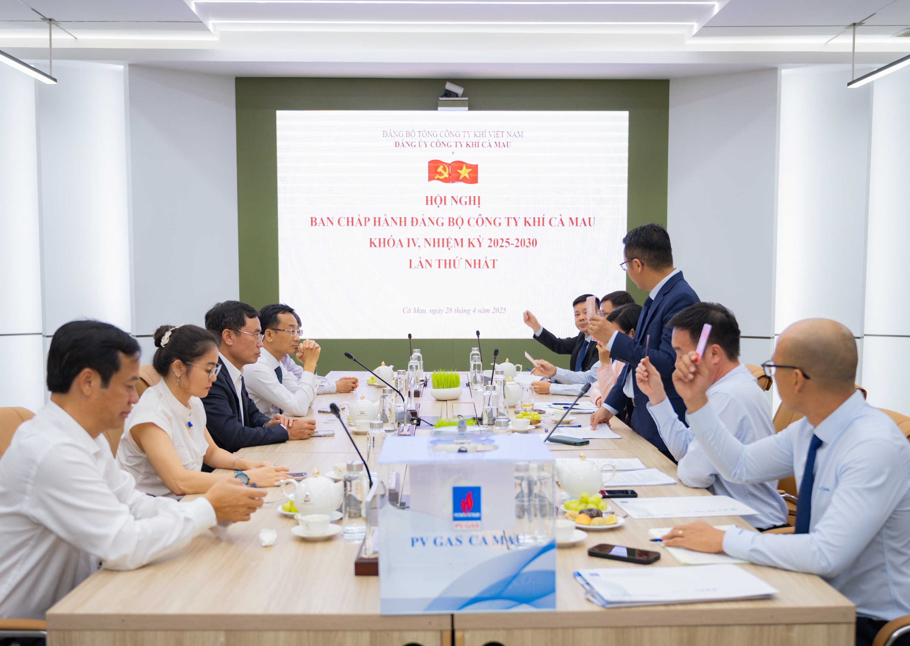 PV GAS CA MAU tổ chức thành công Đại hội Đảng bộ lần thứ IV, nhiệm kỳ 2025-2030