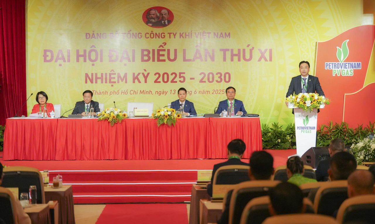 Đại hội Đại biểu Đảng bộ PV GAS lần thứ XI nhiệm kỳ 2025 – 2030: Phát triển PV GAS tiếp tục giữ vững vị thế số 1 trong ngành năng lượng khí Việt Nam