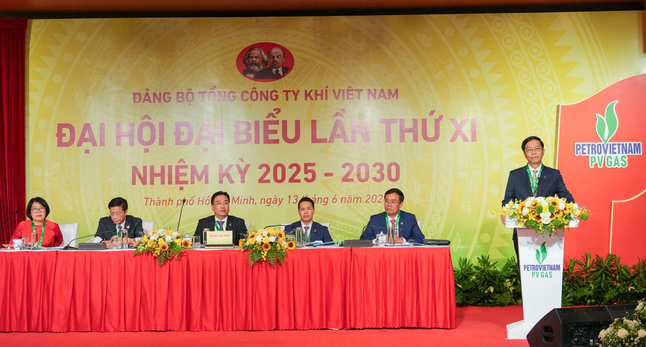 Đại hội Đại biểu Đảng bộ PV GAS lần thứ XI nhiệm kỳ 2025 – 2030: Phát triển PV GAS tiếp tục giữ vững vị thế số 1 trong ngành năng lượng khí Việt Nam