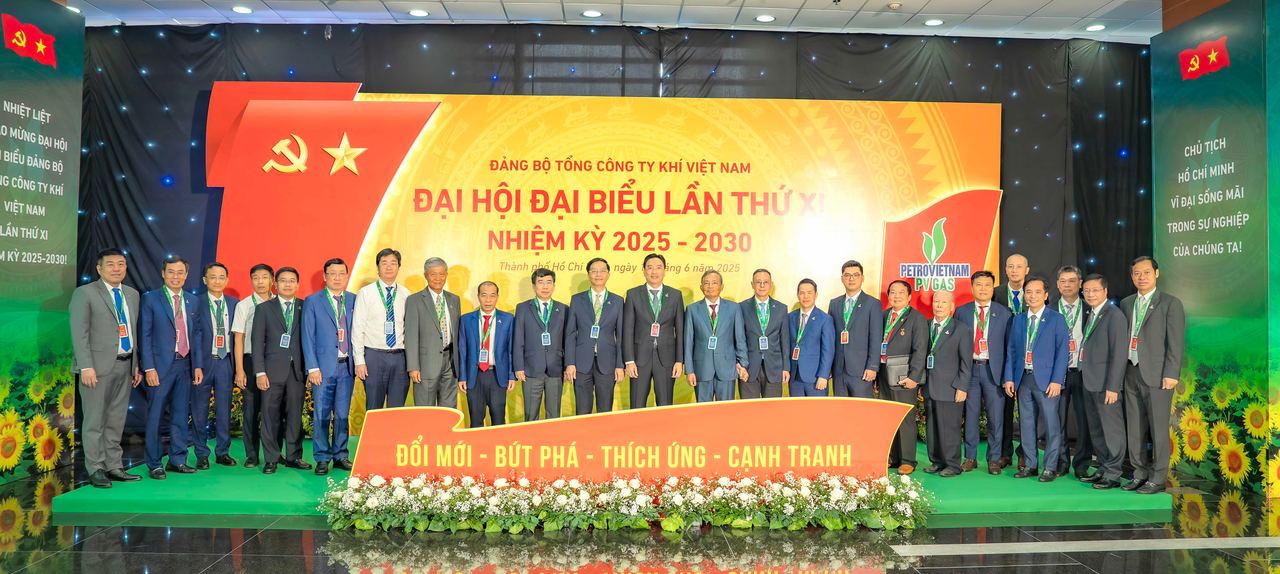 Đại hội Đại biểu Đảng bộ PV GAS lần thứ XI nhiệm kỳ 2025 – 2030: Phát triển PV GAS tiếp tục giữ vững vị thế số 1 trong ngành năng lượng khí Việt Nam