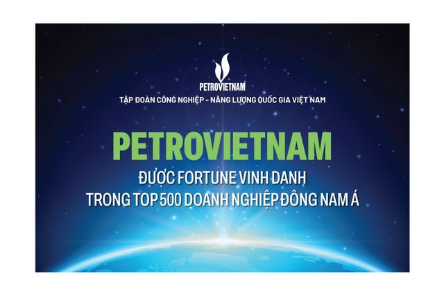 Petrovietnam đứng vị trí 11 trong Bảng xếp hạng doanh nghiệp lớn nhất Đông Nam Á Fortune 500 SEA 2025