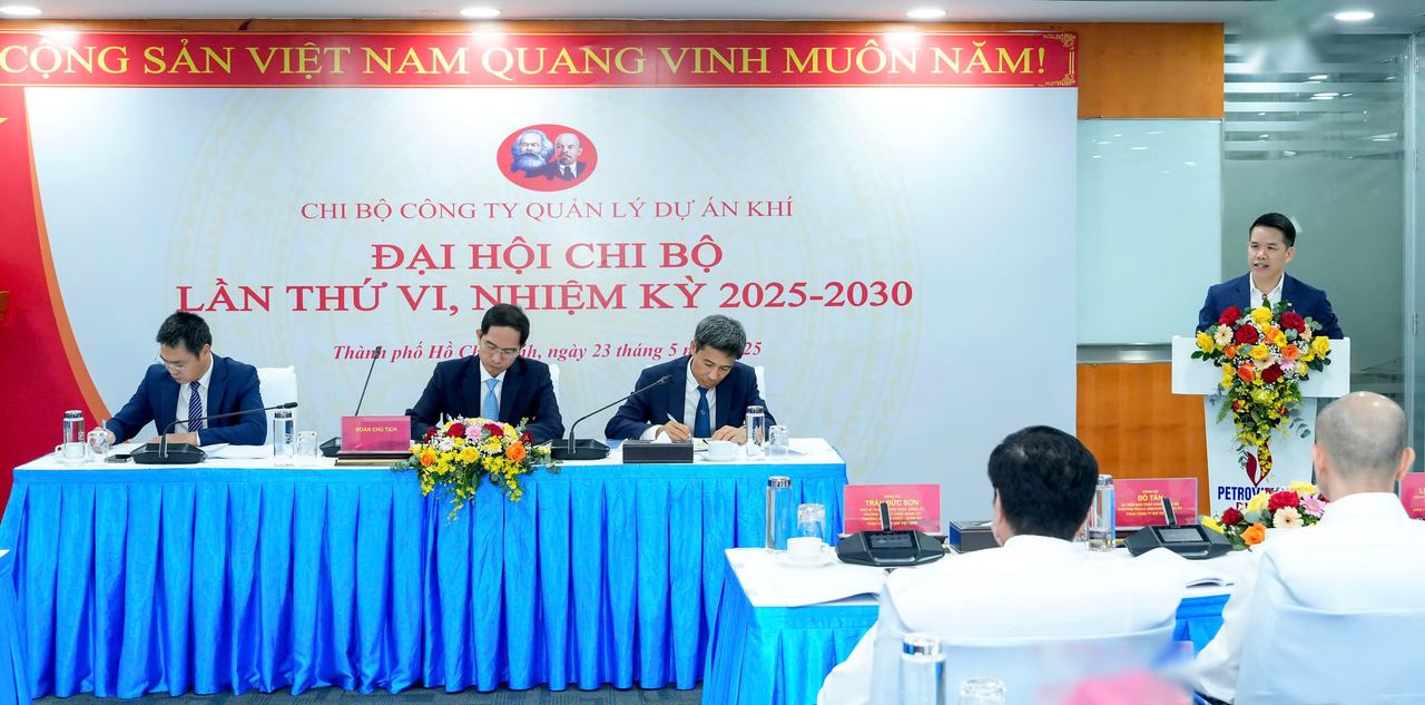 Chi bộ PV GAS PMC nhiệm kỳ 2025 – 2030: “Đoàn kết – Đột phá – Hành động – Phát triển”