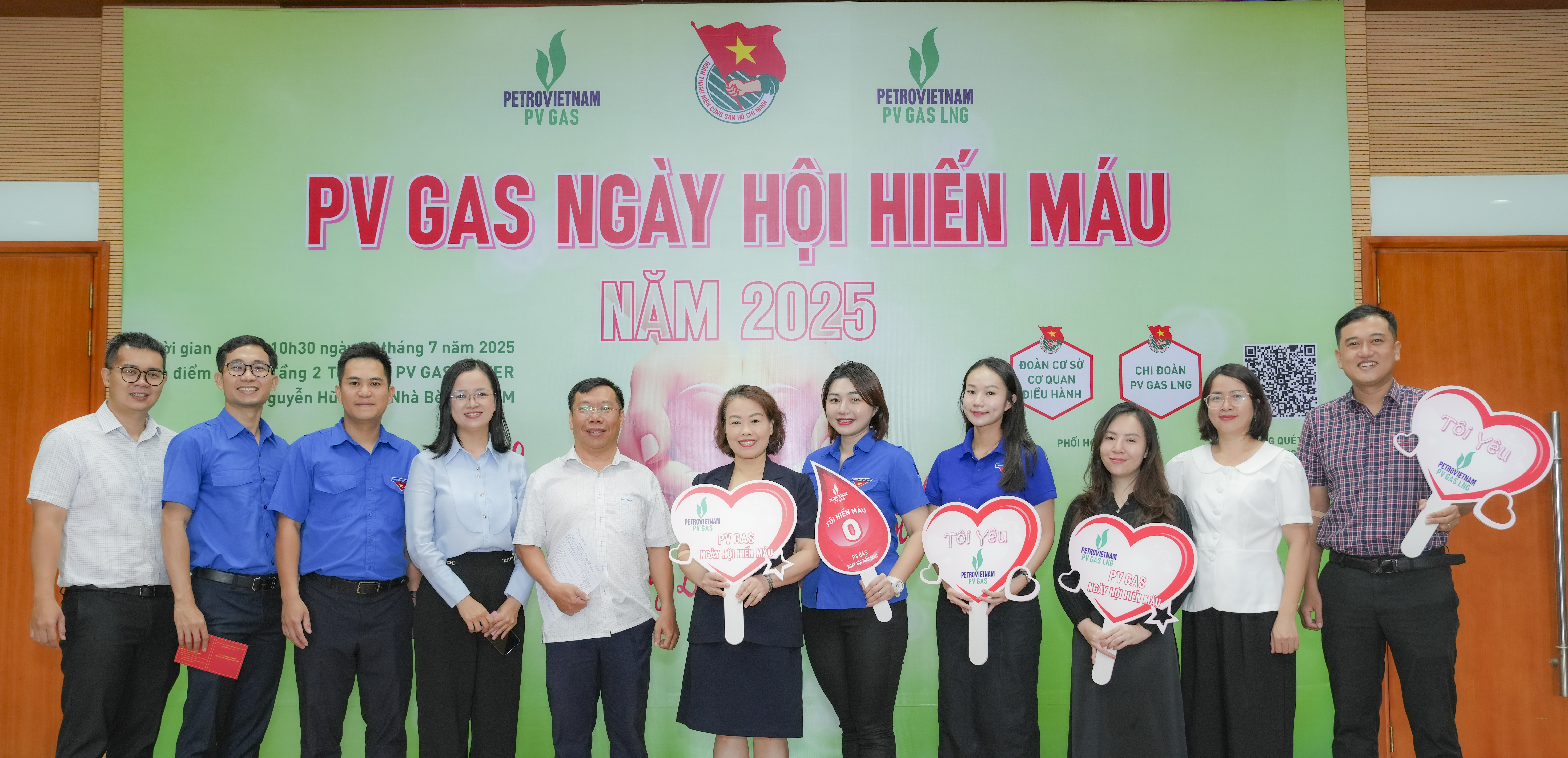 PV GAS lan tỏa năng lượng từ những tấm lòng qua ngày hội hiến máu năm 2025