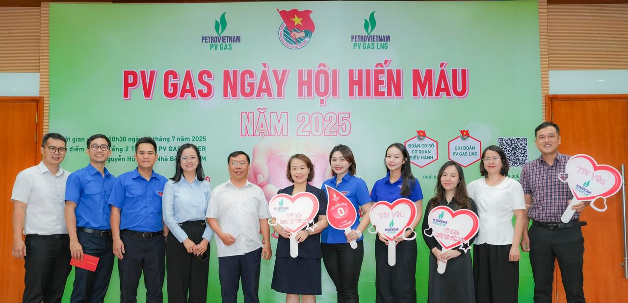PV GAS lan tỏa năng lượng từ những tấm lòng qua ngày hội hiến máu năm 2025