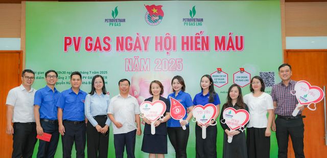 PV GAS lan tỏa năng lượng từ những tấm lòng qua ngày hội hiến máu năm 2025