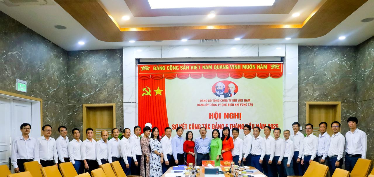 Đảng bộ PV GAS VUNG TAU hoàn thành xuất sắc công tác 6 tháng đầu năm 2025