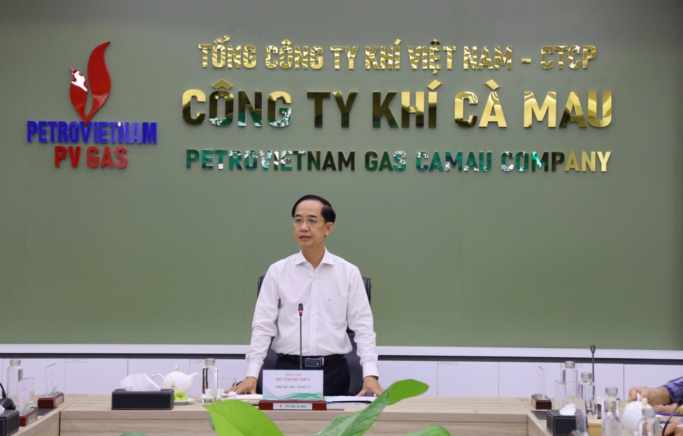 Đoàn công tác tỉnh Cà Mau đến thăm và làm việc tại PV GAS CA MAU