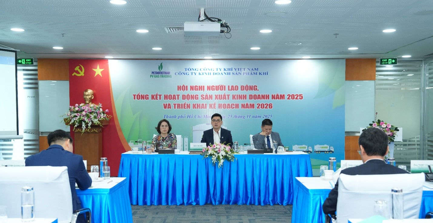 PV GAS TRADING bứt phá mạnh mẽ năm 2025, xác lập kỷ lục sản lượng – doanh thu và khẳng định vai trò hạt nhân trong chuỗi kinh doanh khí