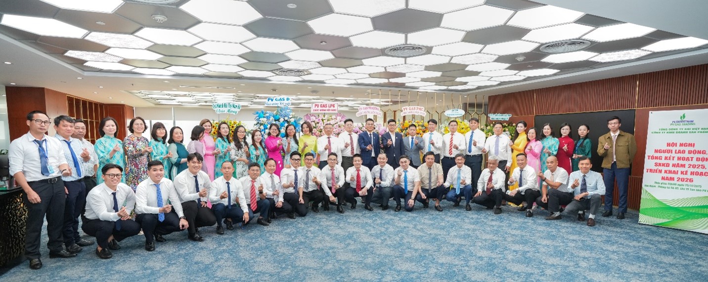 PV GAS TRADING bứt phá mạnh mẽ năm 2025, xác lập kỷ lục sản lượng – doanh thu và khẳng định vai trò hạt nhân trong chuỗi kinh doanh khí